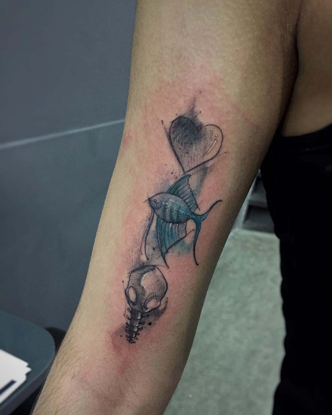 sandman tattoo watercolor
